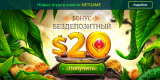 Бездепозитный бонус 20$ за регистрацию в NetGame Казино